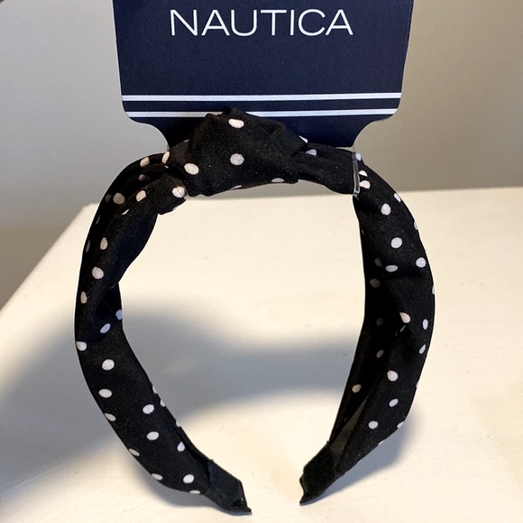 Nautica Accessories - 🖤2/$20 Nautica Black & White Polka Dot Headband